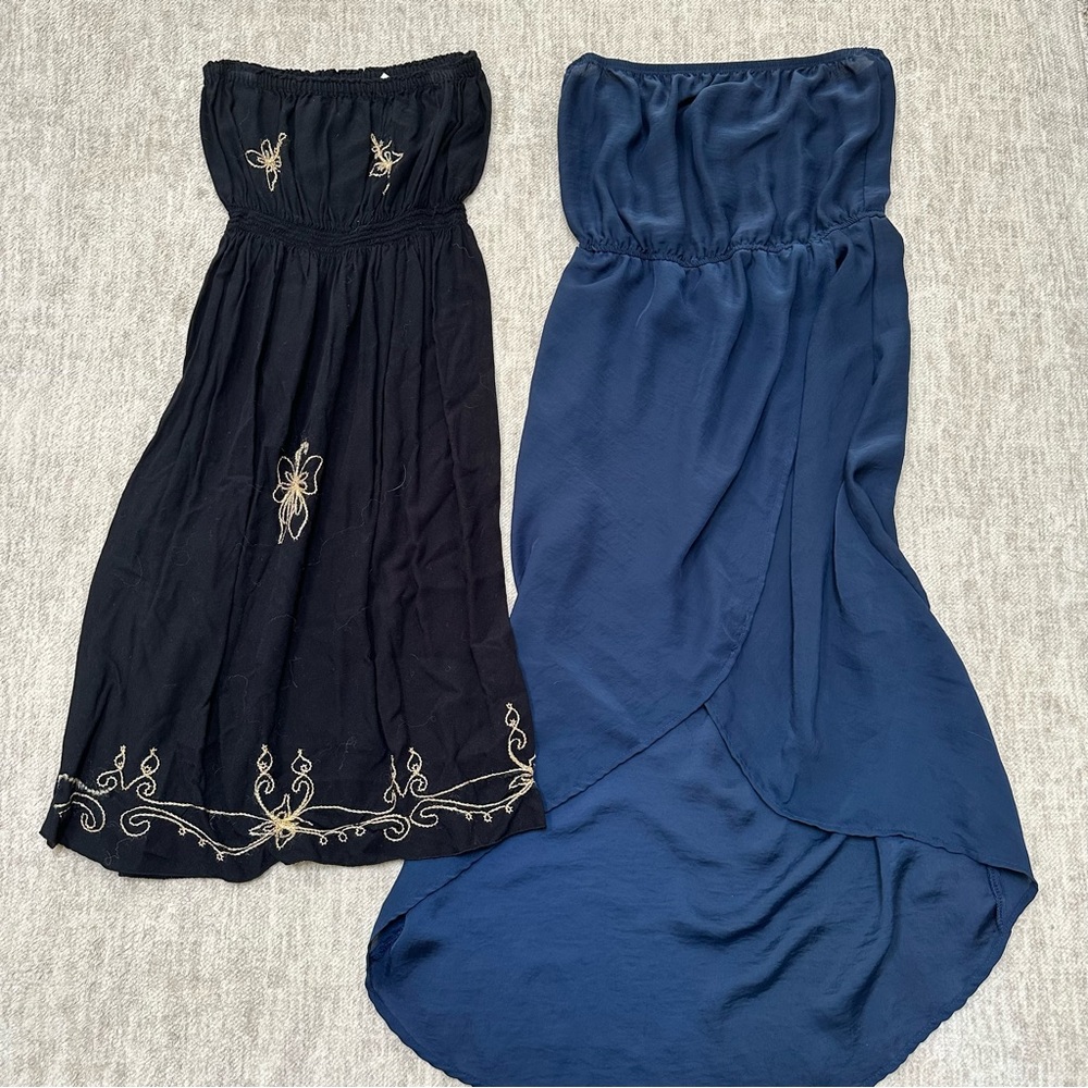 BUNDLE of 2 Strapless Dresses Small